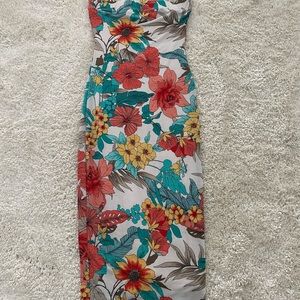 Fun Floral MIDI Dress